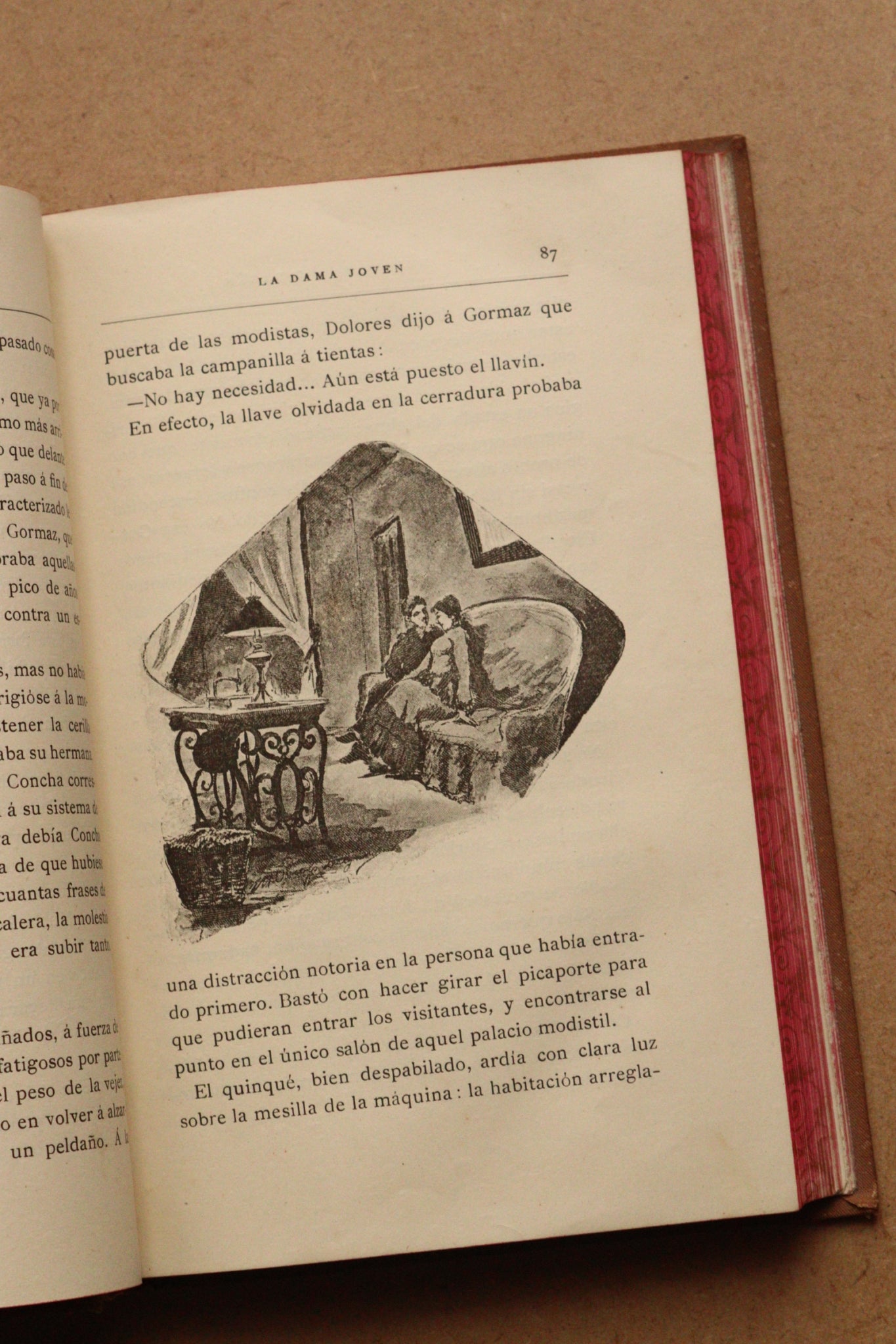 La Dama Joven, Emilia Pardo Bazán, Biblioteca Arte y Letras, 1885
