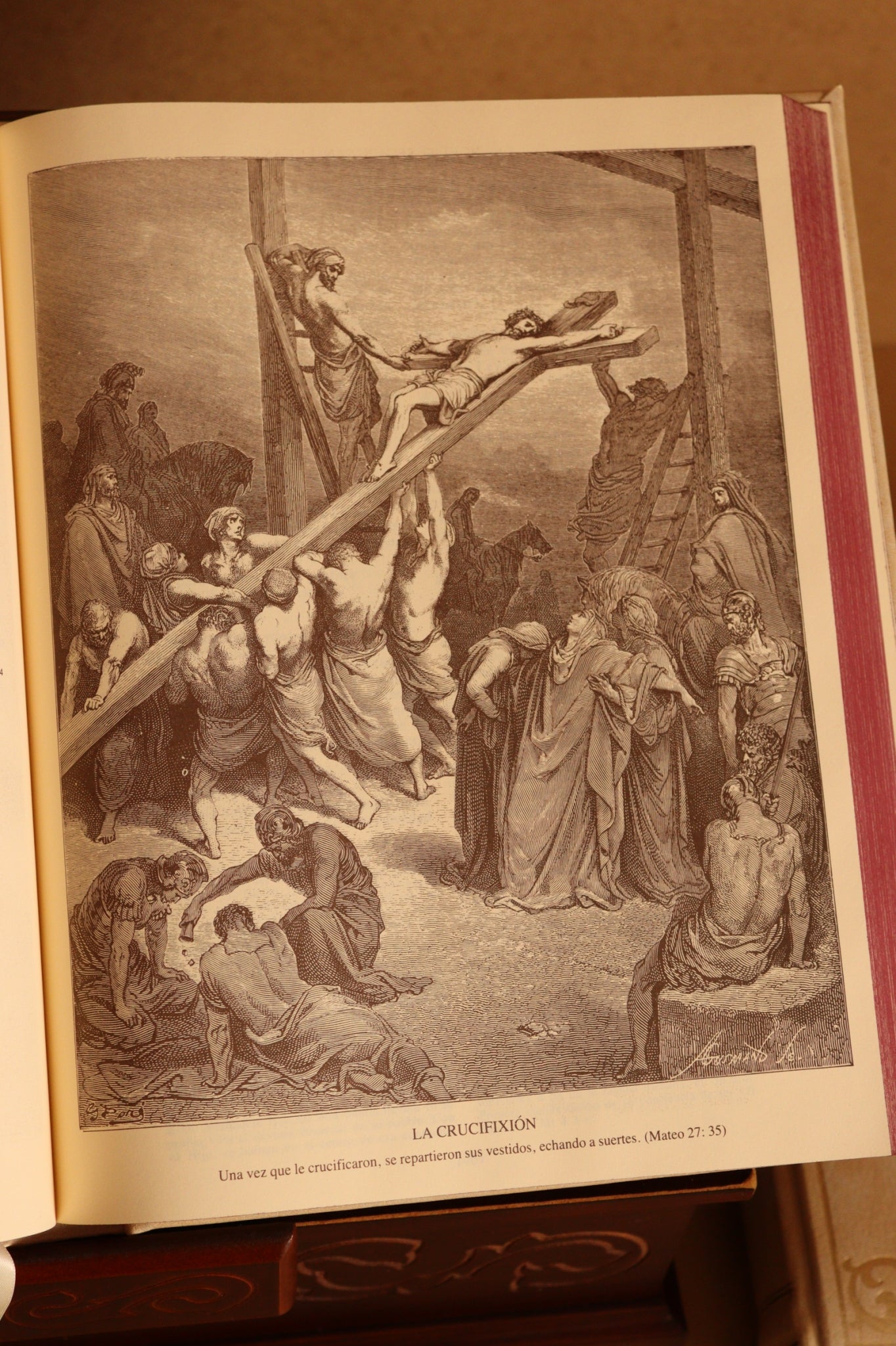 Biblia de Jerusalen con caja-atril, Gustavo Doré, 1994