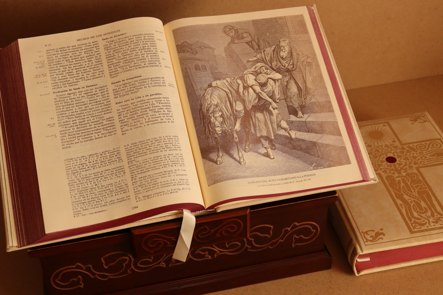 Biblia de Jerusalen con caja-atril, Gustavo Doré, 1994
