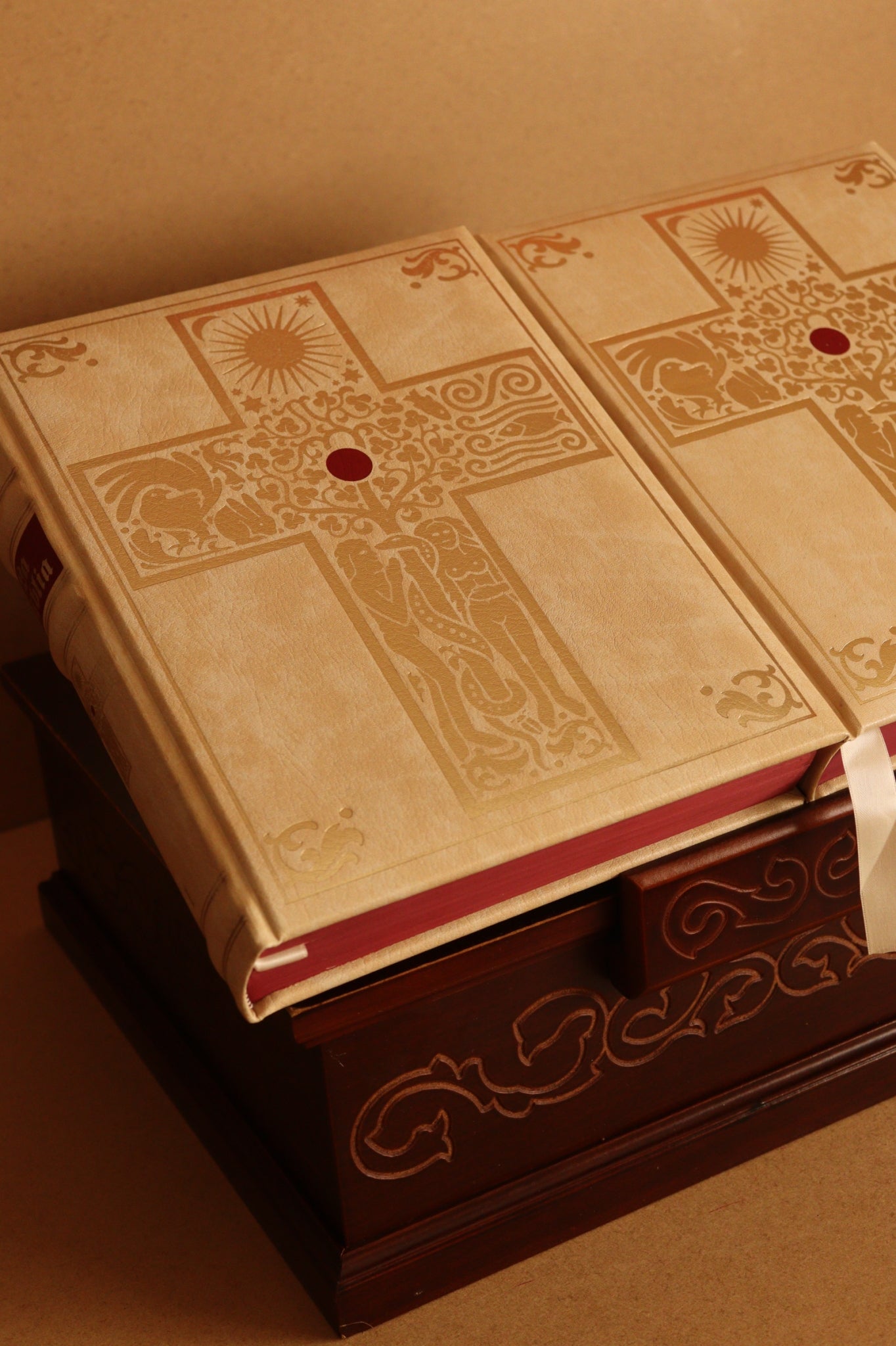 Biblia de Jerusalen con caja-atril, Gustavo Doré, 1994