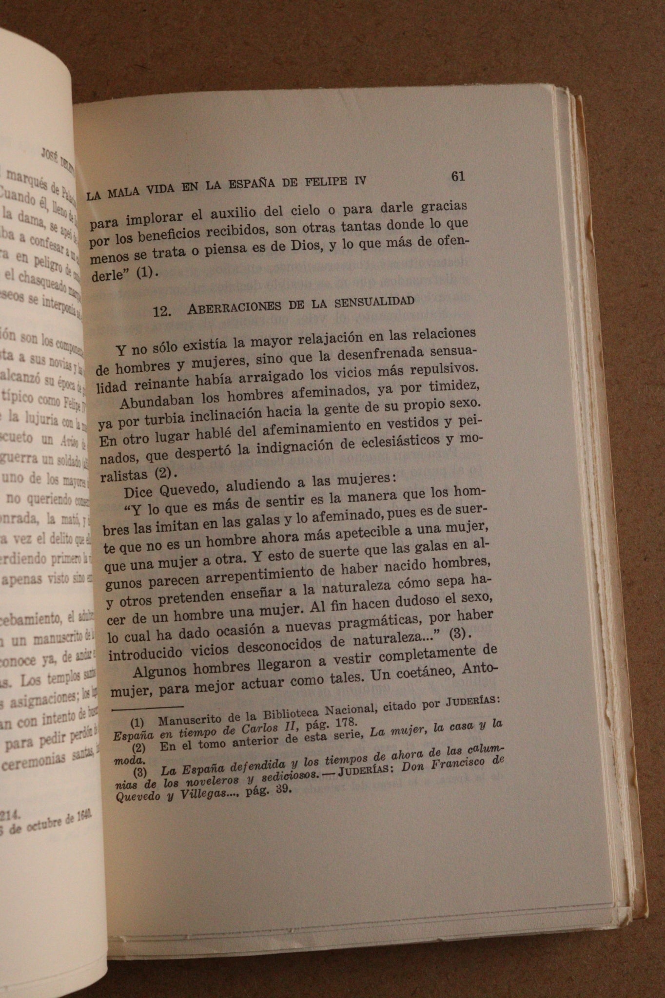 La mala vida en la España de Felipe IV, José Deleito y Piñuela, 1967
