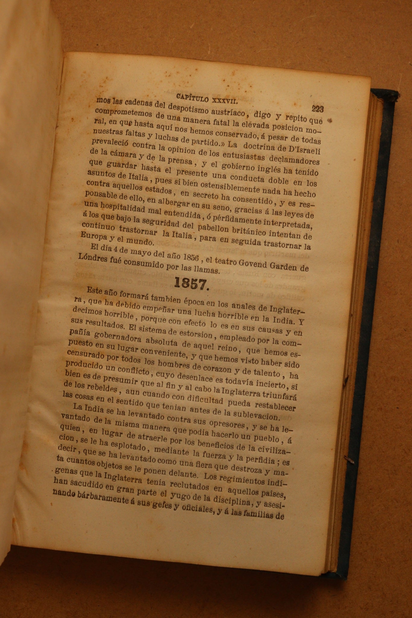 Historia de Inglaterra, J.A. Fleury, 1857
