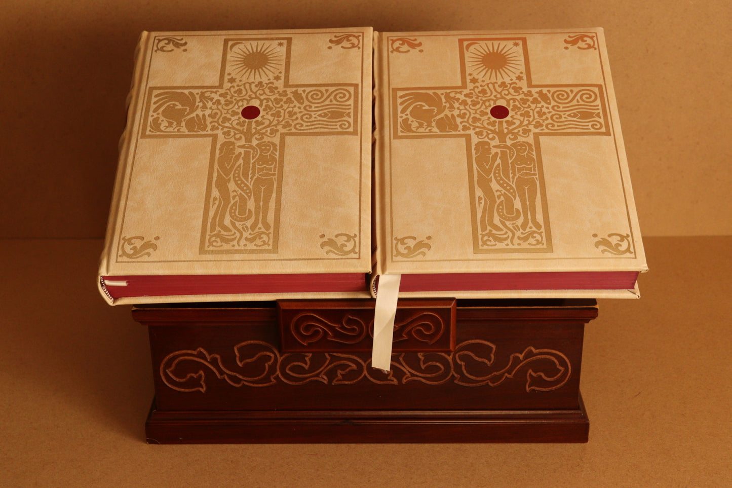 Biblia de Jerusalen con caja-atril, Gustavo Doré, 1994