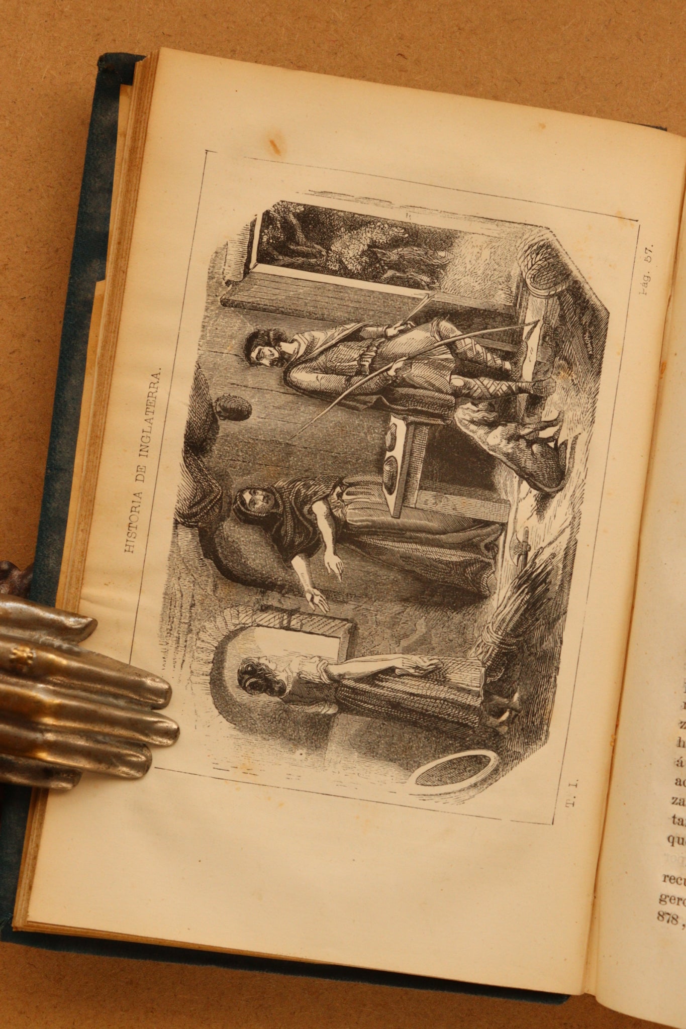 Historia de Inglaterra, J.A. Fleury, 1857