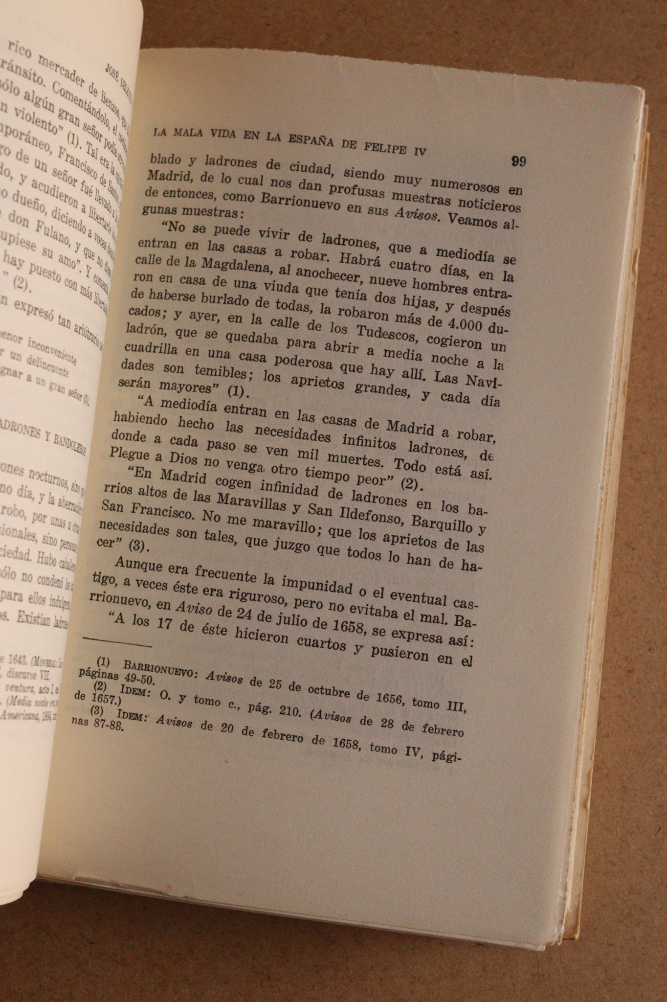 La mala vida en la España de Felipe IV, José Deleito y Piñuela, 1967