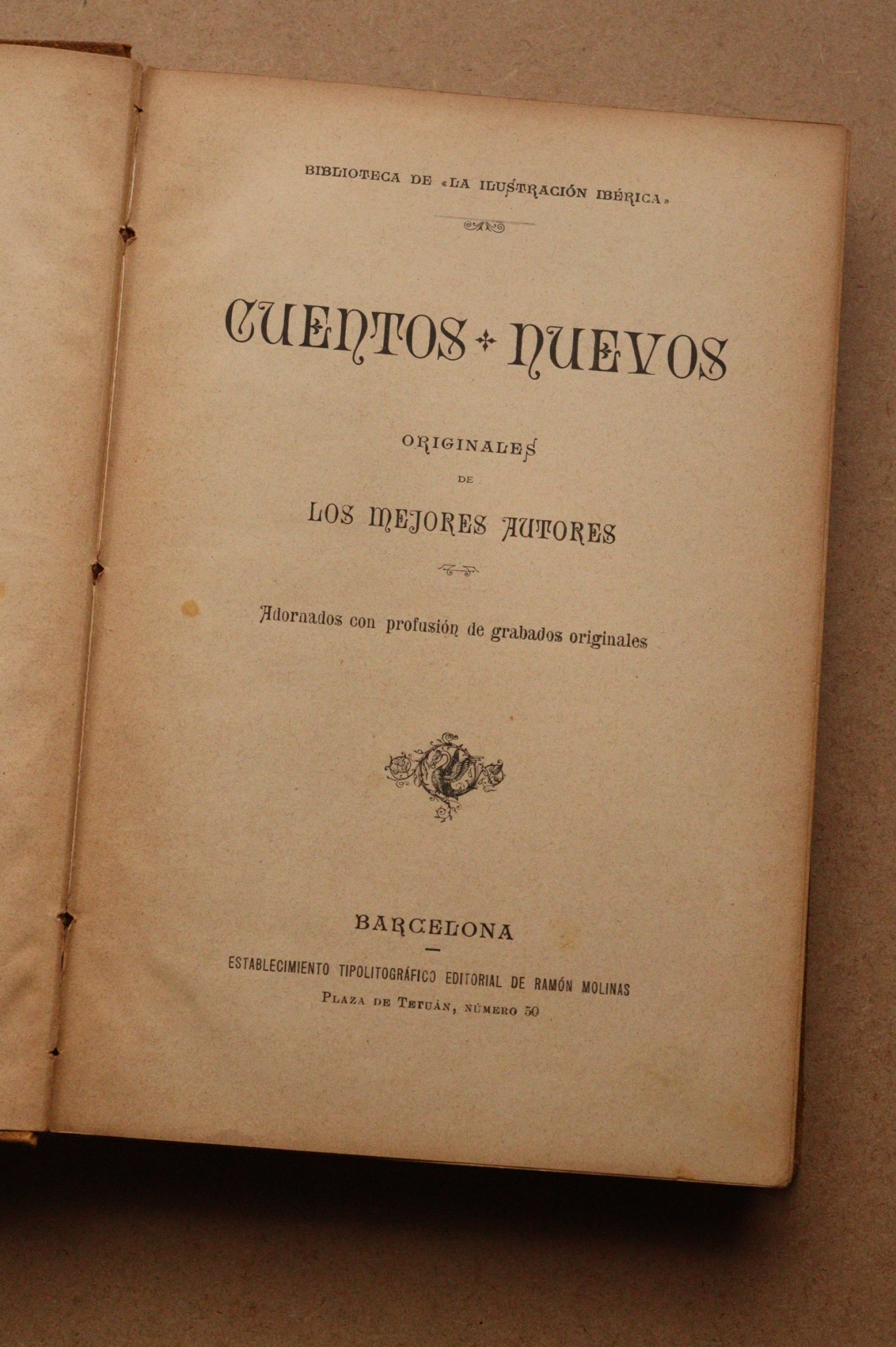 Cuentos Nuevos, Biblioteca de la Ilustración Ibérica, S.XIX