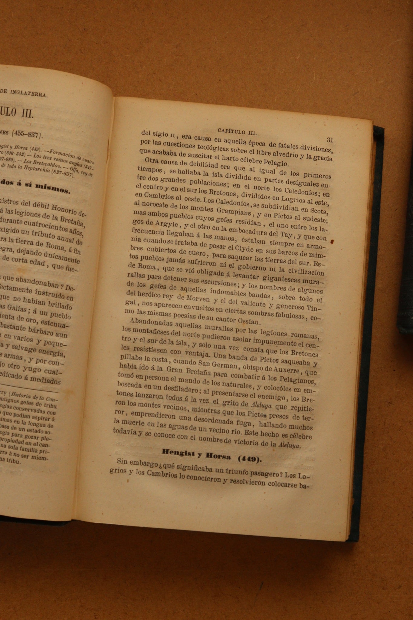 Historia de Inglaterra, J.A. Fleury, 1857