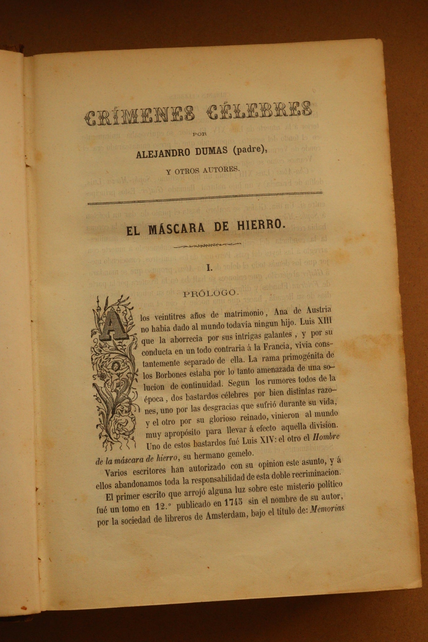 Crímenes Célebres, Alejandro Dumas, 1858