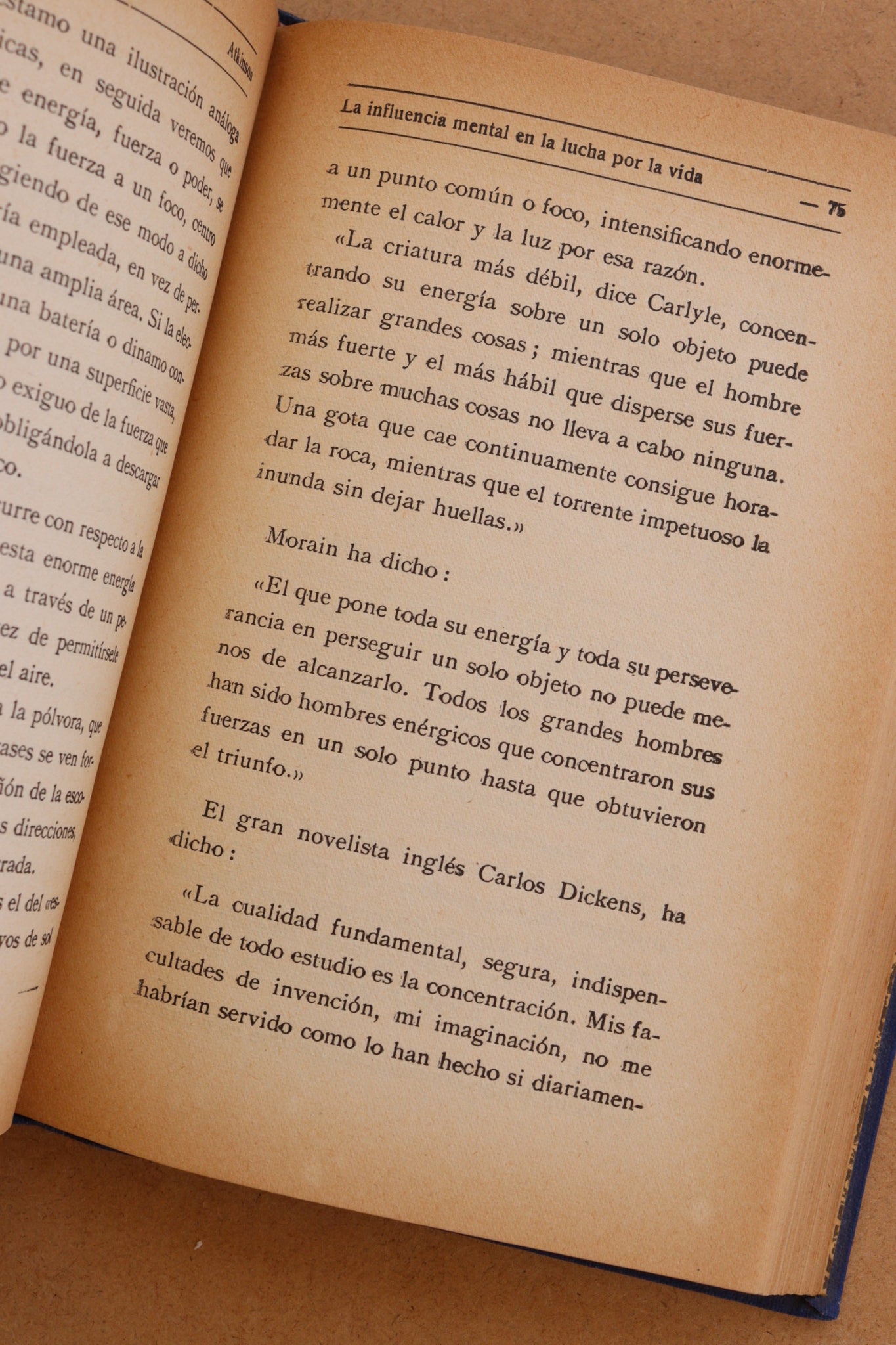 La Influencia Mental en la Lucha por la Vida, W.Atkinson, 1930