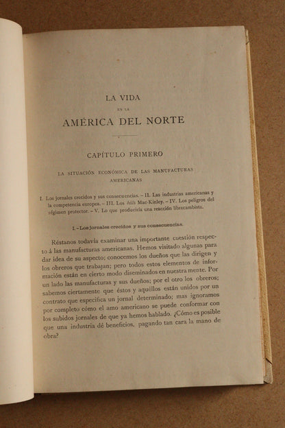 La Vida en la América del Norte, Montaner y Simón, 1899