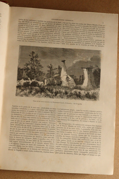 La Tierra y el Hombre, Montaner y Simón, 1886