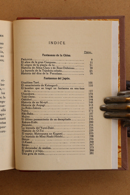 Fantasmas de la China y del Japón, Lafcadio Hearn, Años 20