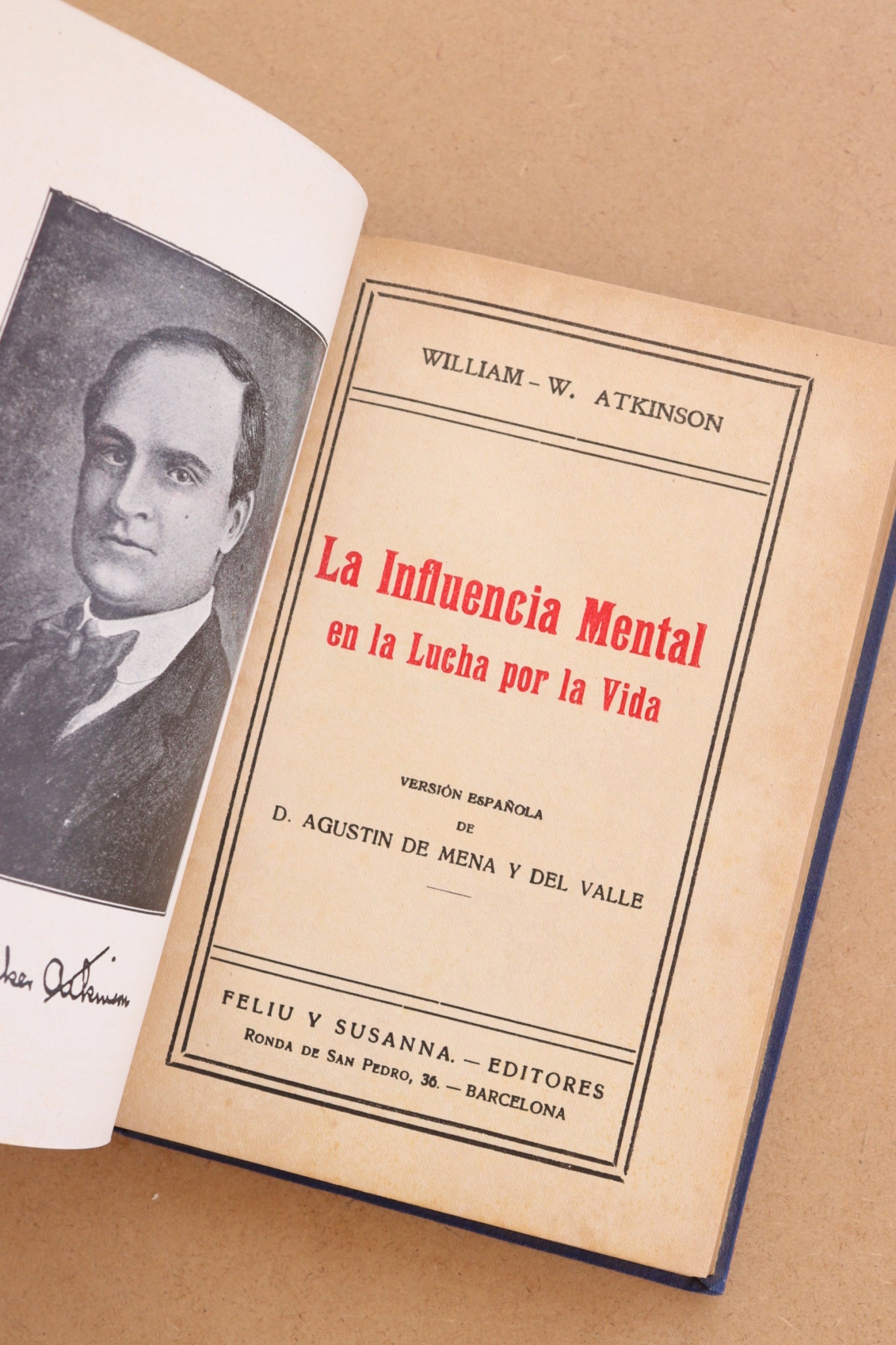 La Influencia Mental en la Lucha por la Vida, W.Atkinson, 1930