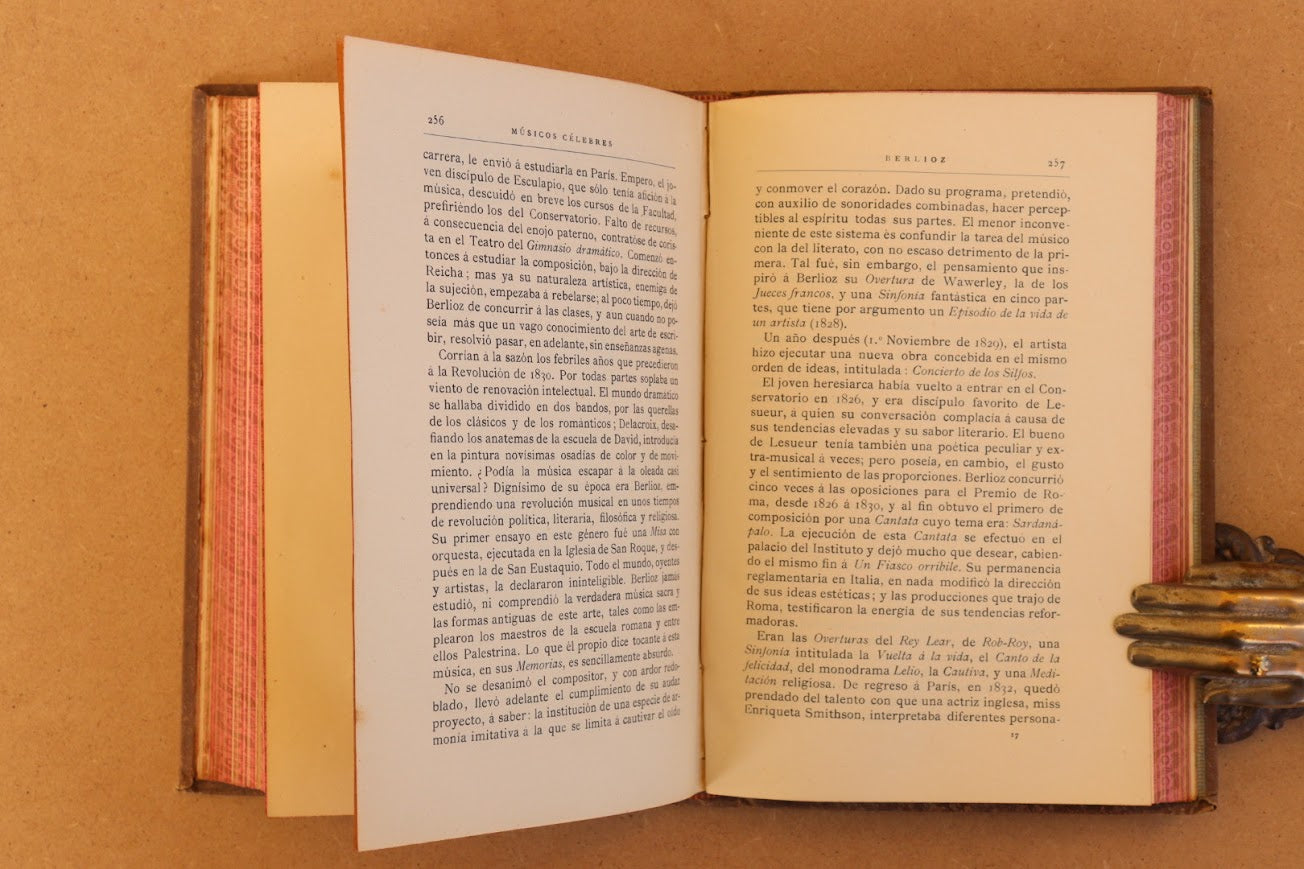 Músicos Célebres, Biblioteca Arte y Letras, 1884