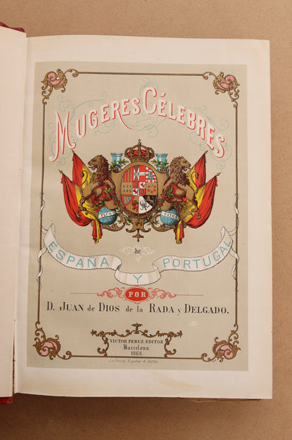 Mujeres Célebres de España y Portugal, 1868, Juan de Dios de la Rada