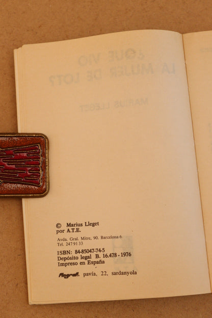 ¿Qué vio la mujer de lot?, Marius Lleget, 1976