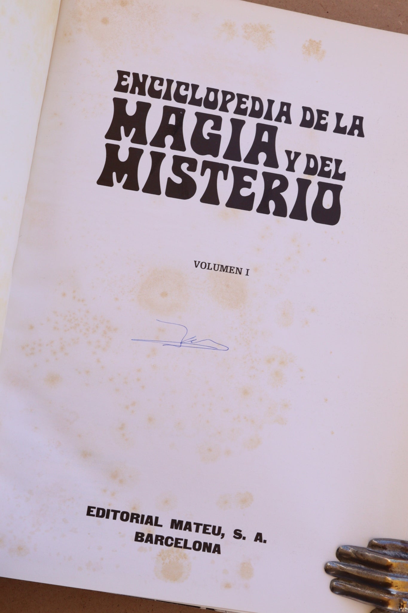 Enciclopedia de la Magia y del Misterio, Mateu, 1969