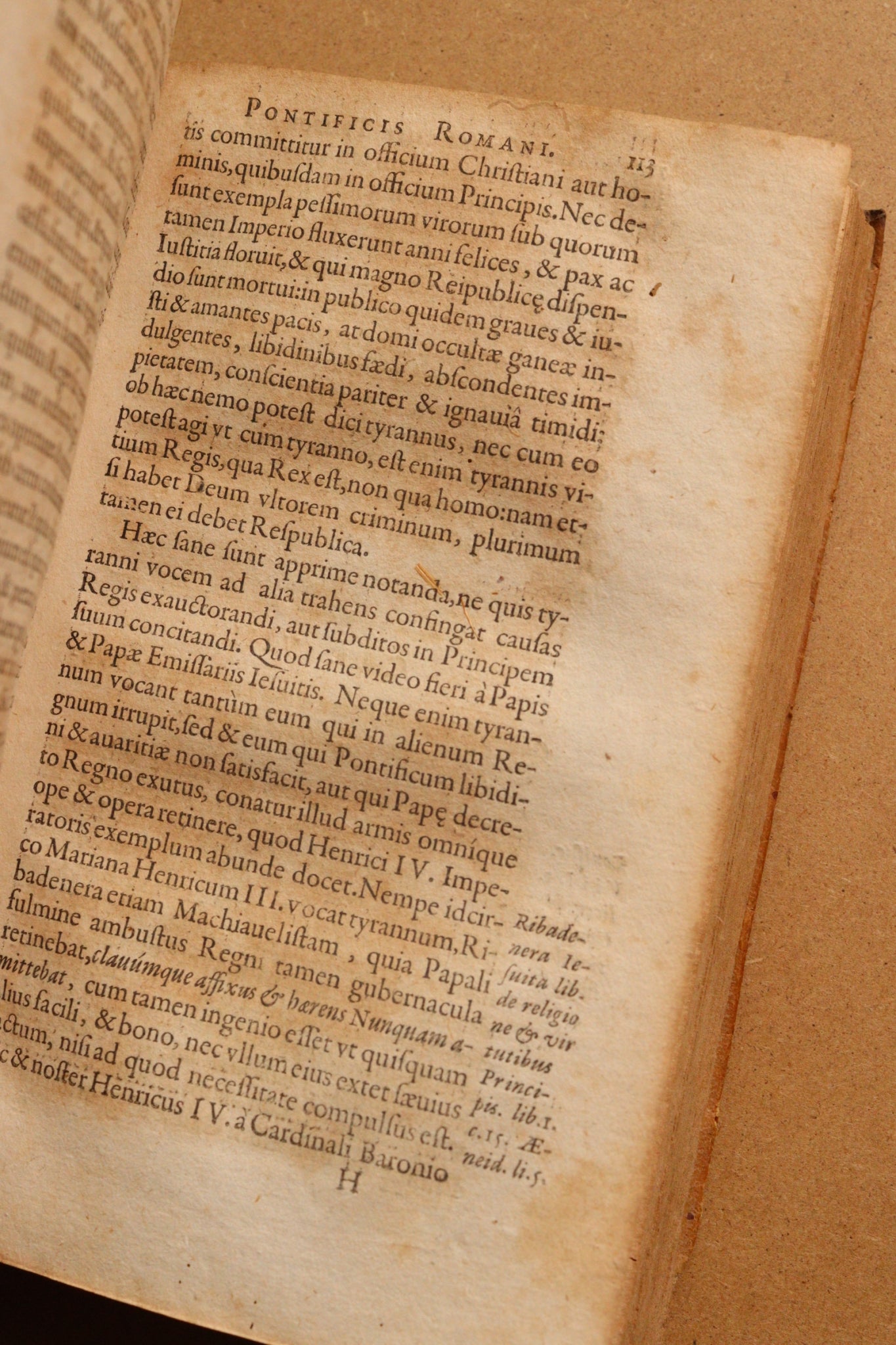 De Monarchia Temporali Pontificis Romani, 1614