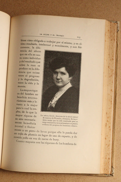 La Mujer y el Trabajo, Montaner y Simón, 1914