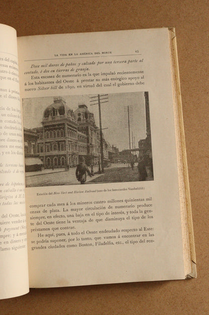 La Vida en la América del Norte, Montaner y Simón, 1899