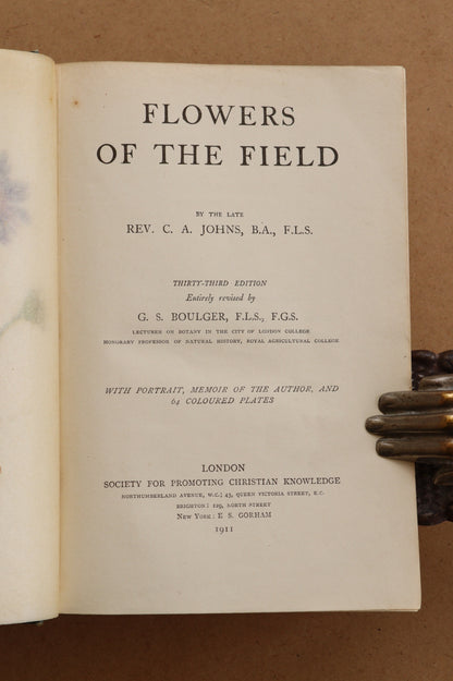 Flowers of the Field, Society for promoting christian knowledge, 1911