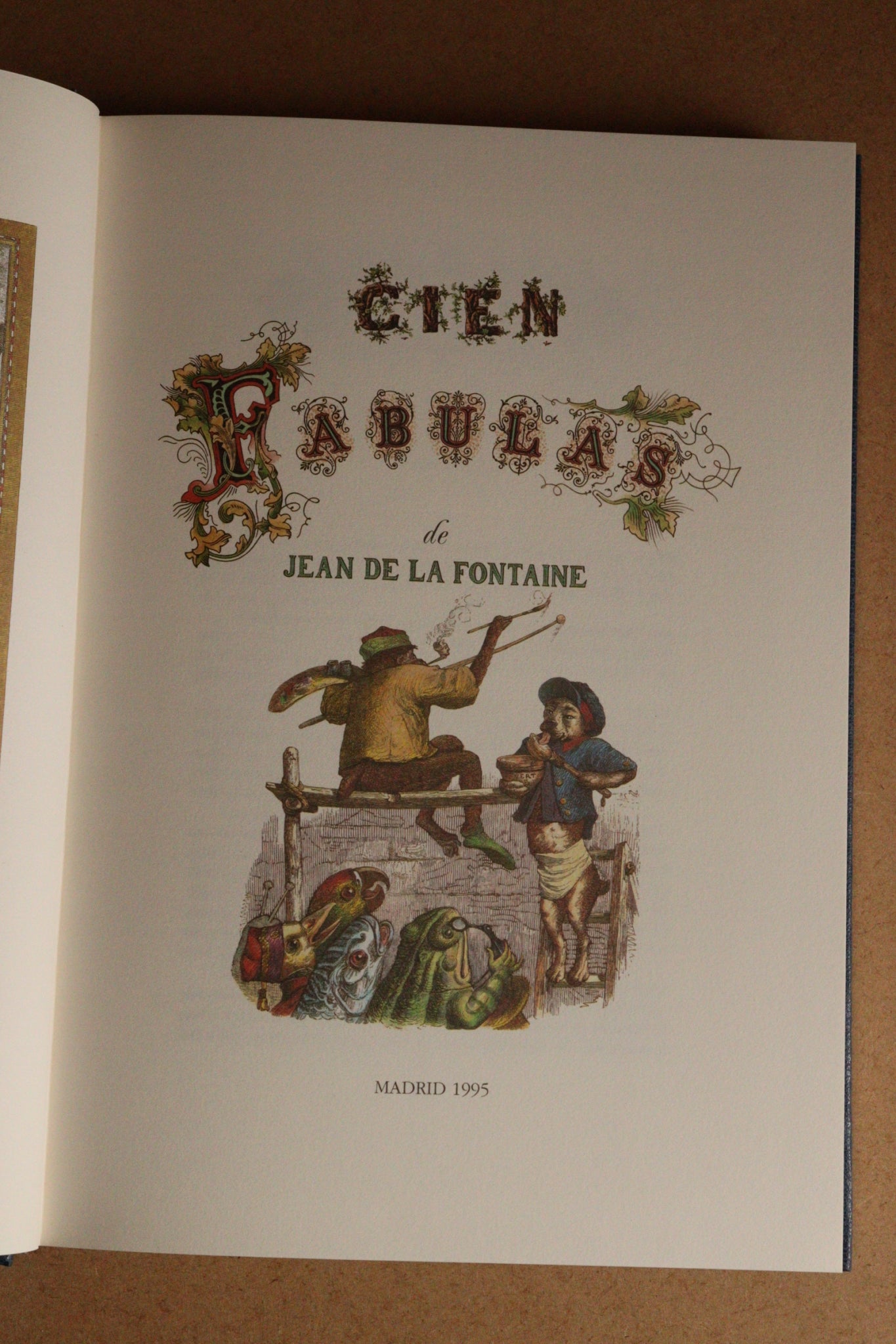 Cien Fábulas de Jean de la Fontaine, Edición Limitada y Numerada, 1995