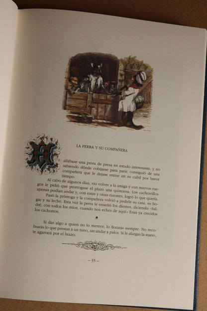 Cien Fábulas de Jean de la Fontaine, Edición Limitada y Numerada, 1995