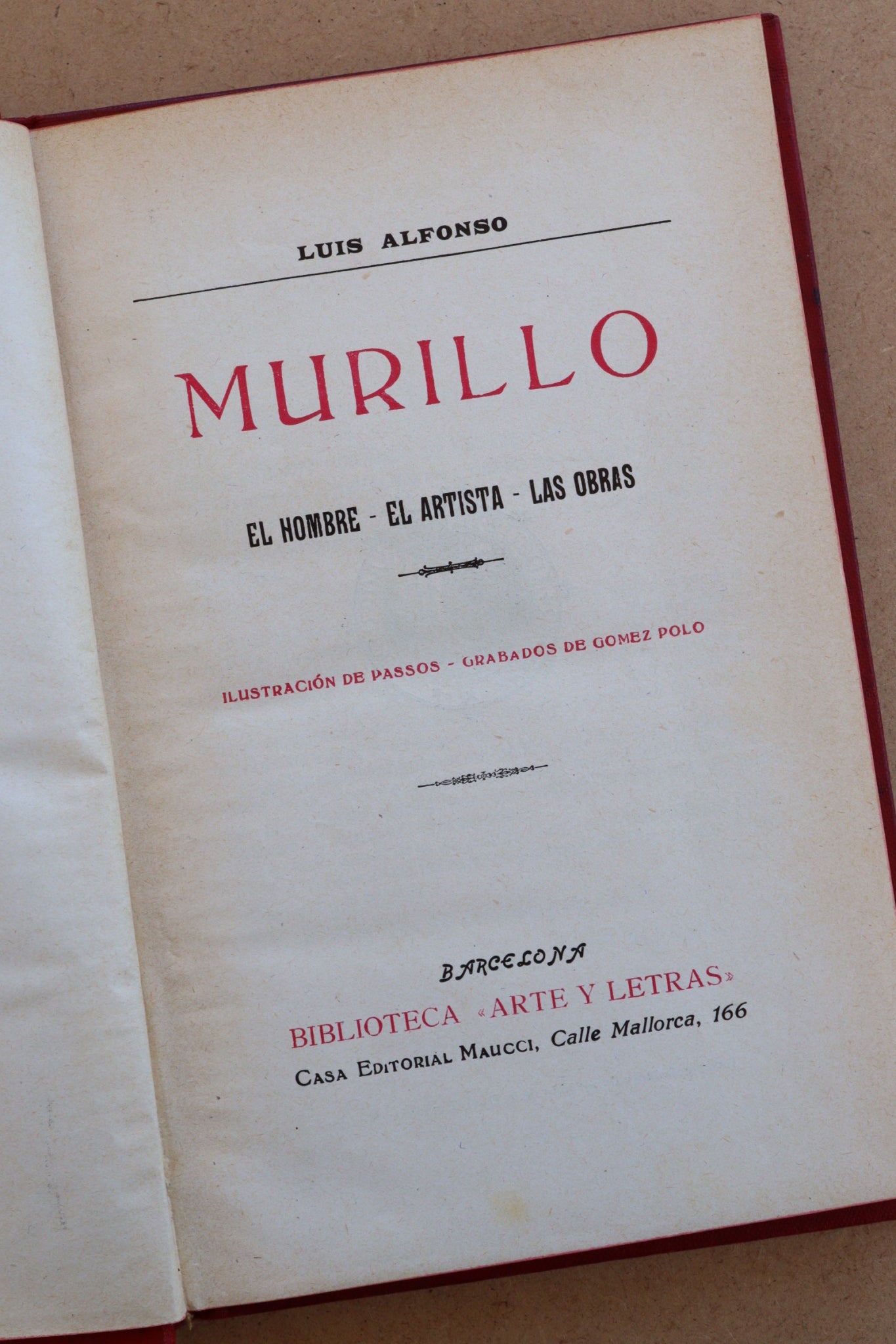 Murillo, Biblioteca Arte y Letras, 1883