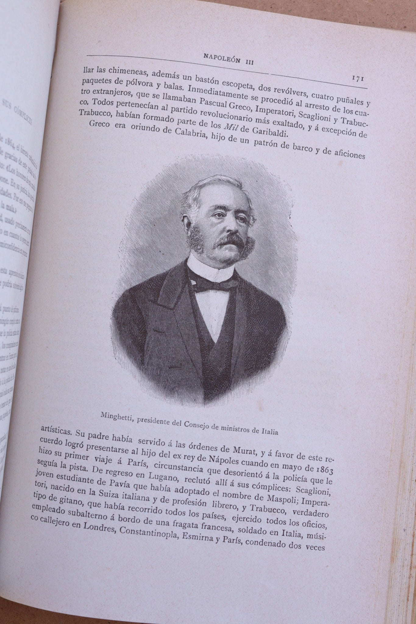 Napoleón III, Montaner y Simón, 1898-1899