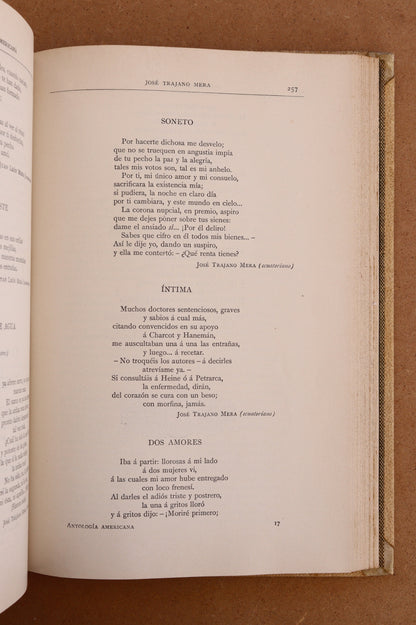 Antología Americana, Montaner y Simón, 1897