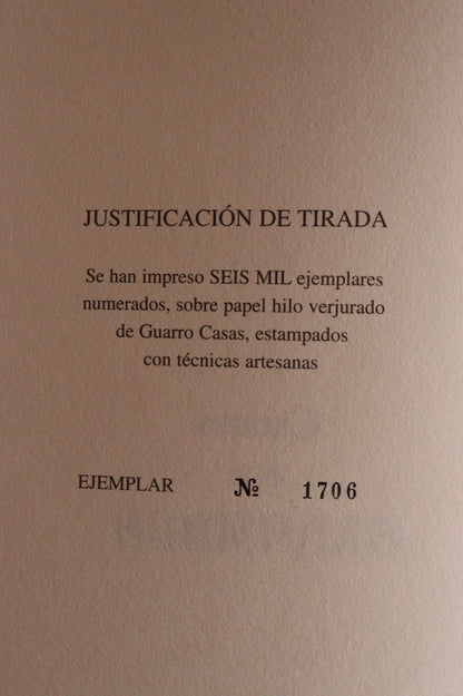 Cuentos de la Alhambra, Edición Limitada y Numerada, 1998