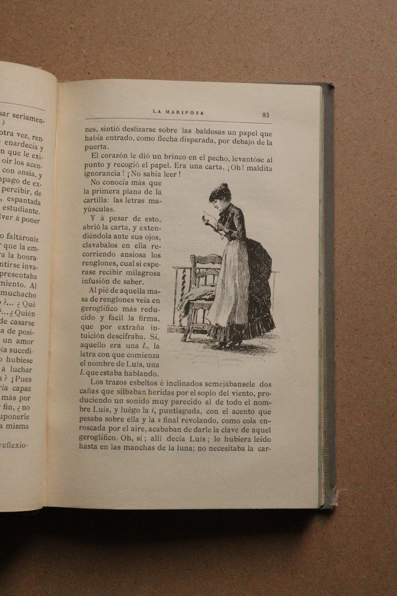 La Mariposa, Biblioteca Arte y Letras, 1886