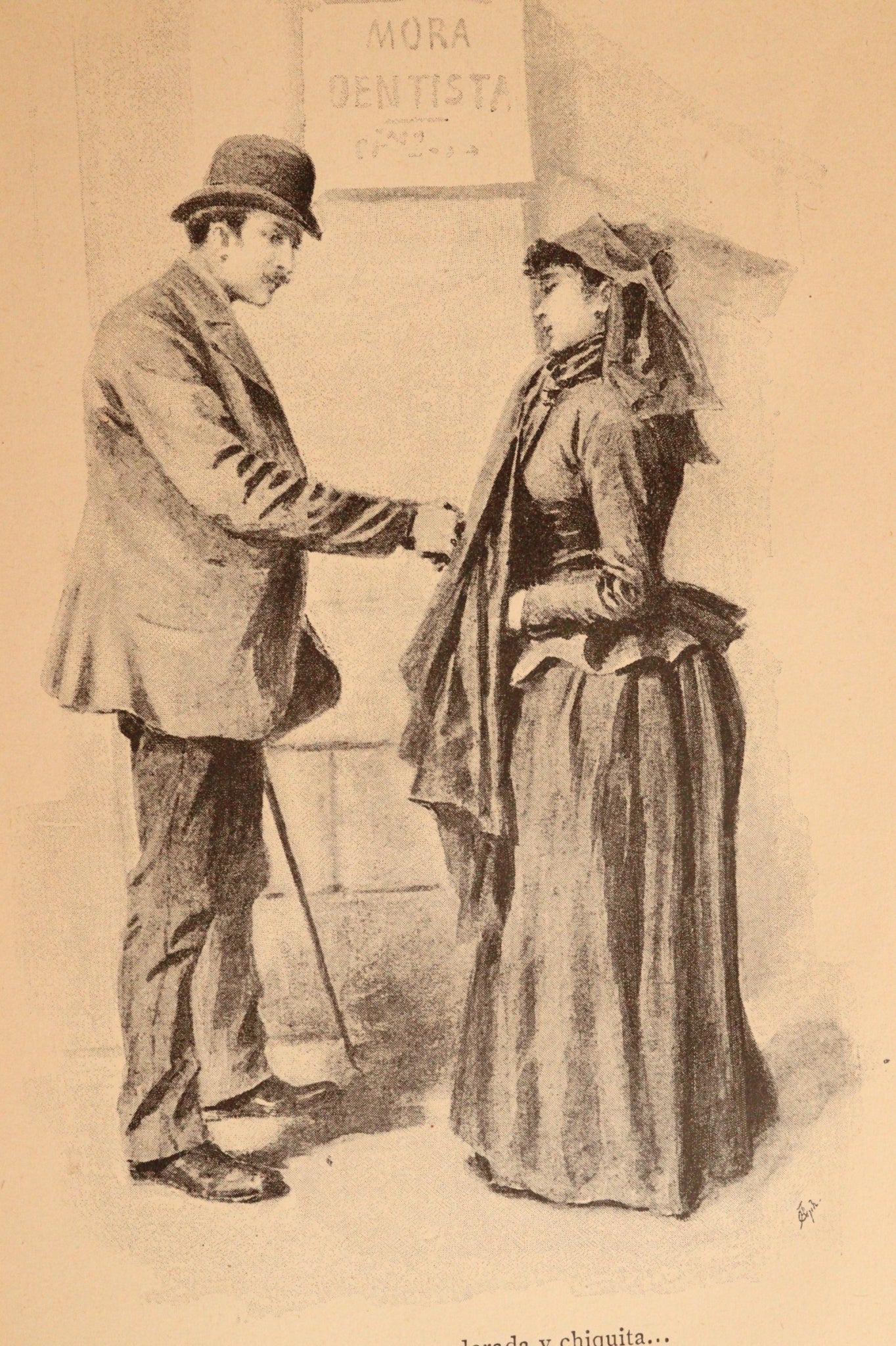 La última sonrisa, Montaner y Simón, 1891