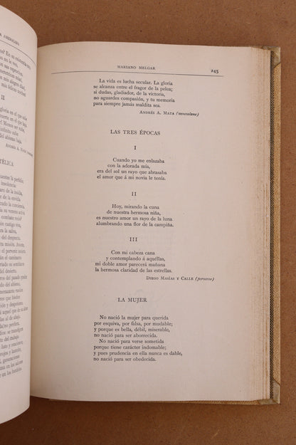 Antología Americana, Montaner y Simón, 1897