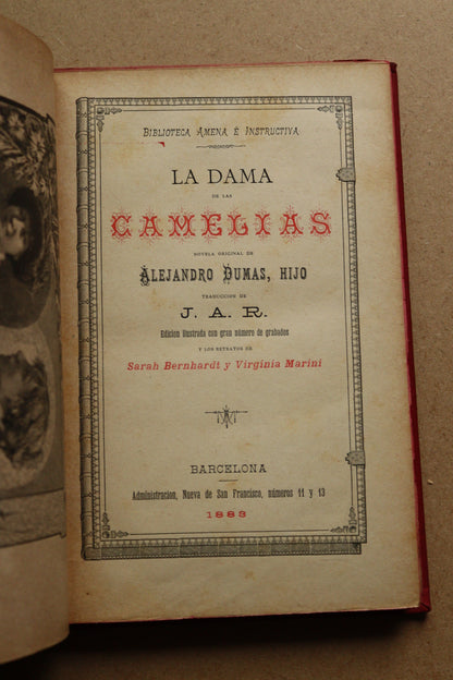 La Dama de las Camelias, Alejandro Dumas hijo, 1883