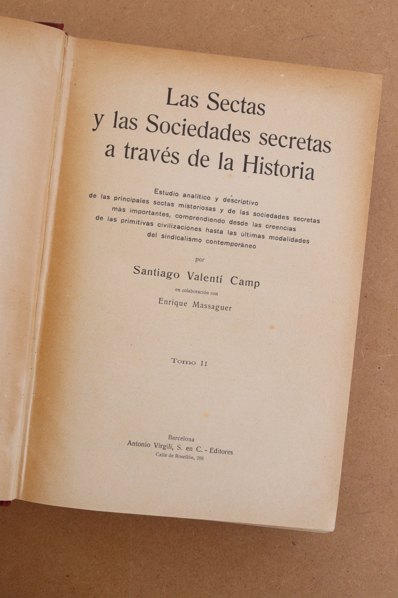 Las Sectas y las Sociedades Secretas a través de la Historia, 1912