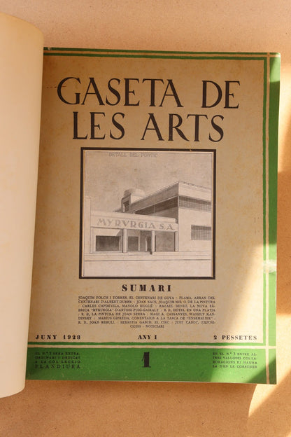 Gaseta de les arts, 1928-1930