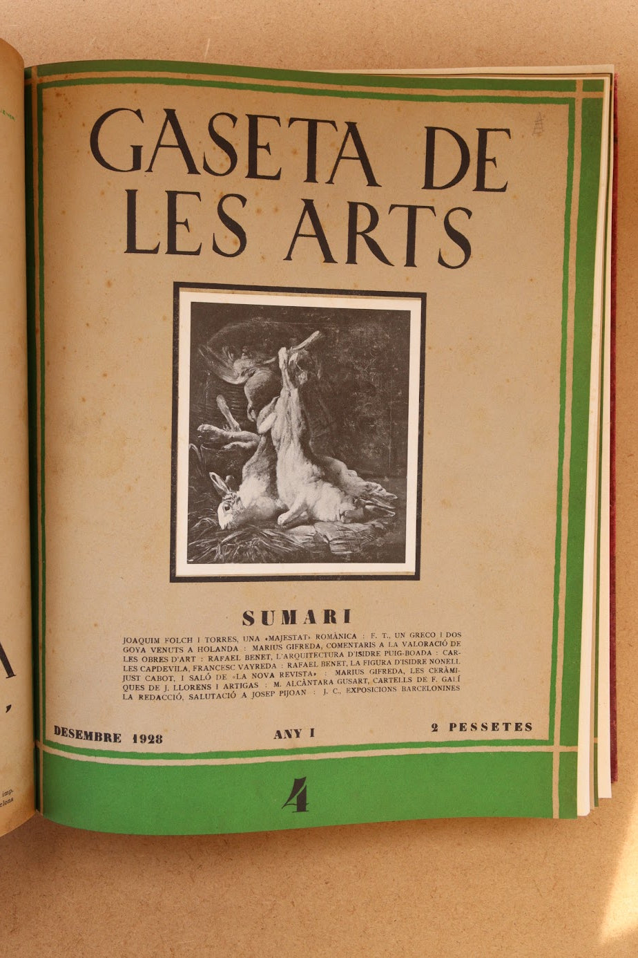 Gaseta de les arts, 1928-1930