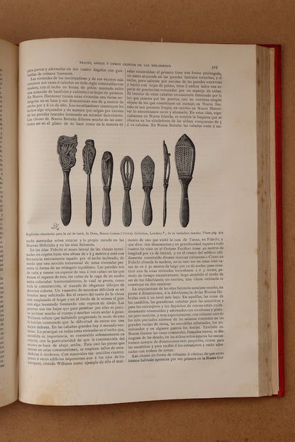 Las Razas Humanas, Montaner y Simón, 1888-1889