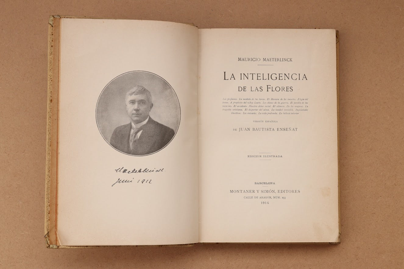 La inteligencia de las flores, Montaner y Simón, 1914