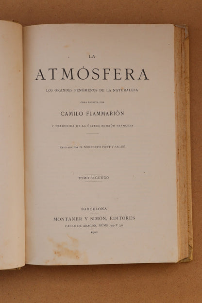 La Atmósfera, Montaner y Simón, 1902