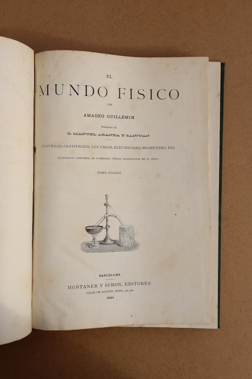 El Mundo Físico, Montaner y Simón, 1882-1885 Completa