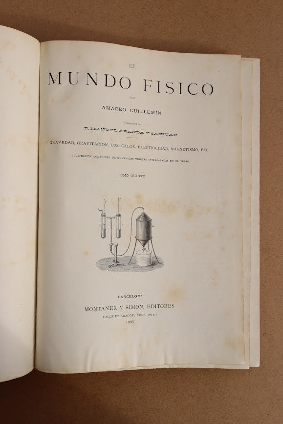 El Mundo Físico, Montaner y Simón, 1882-1885 Completa