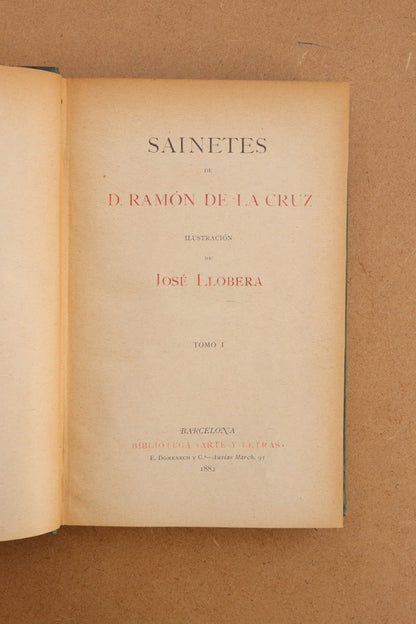 Sainetes, Biblioteca Arte y Letras, 1882, Completo