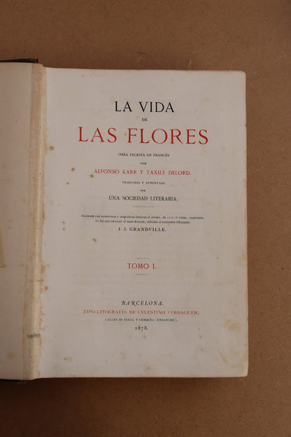 La vida de las flores, Celestino Verdaguer, 1878