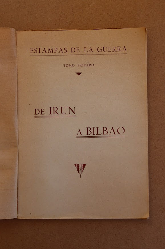 Estampas de la Guerra, Álbum 1, De Irún a Bilbao