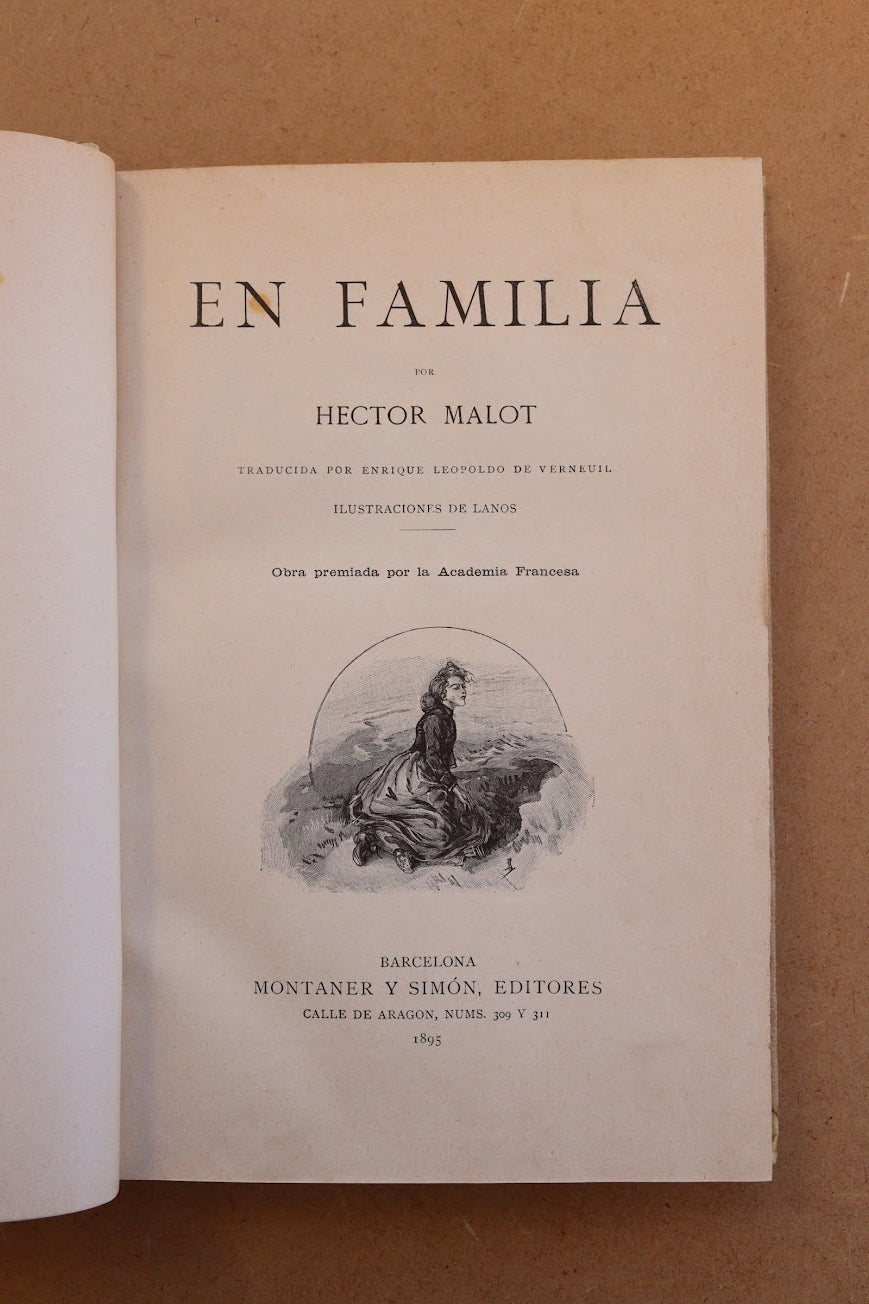 En familia, Montaner y Simón, 1895