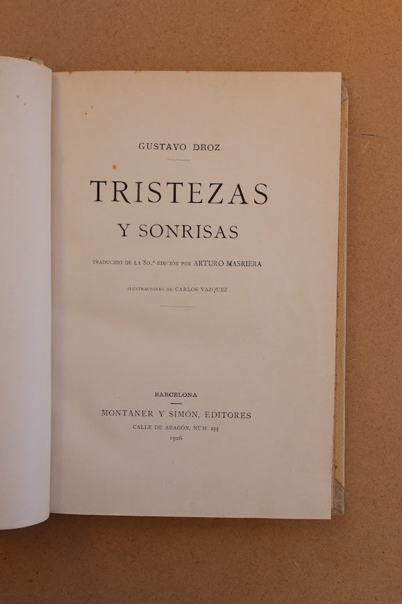 Tristezas y sonrisas, Montaner y Simón, 1906