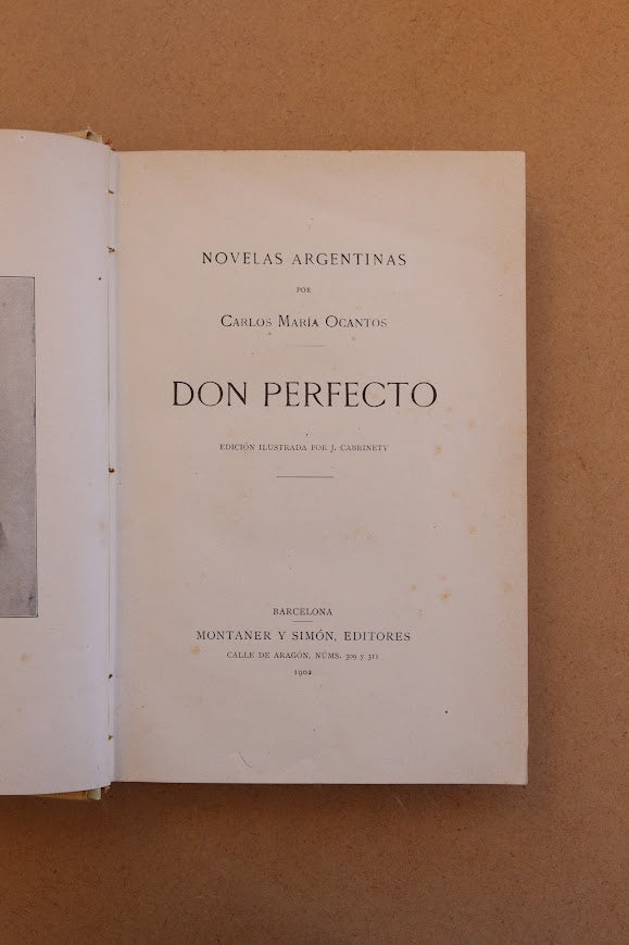 Don Perfecto, Montaner y Simón, 1902