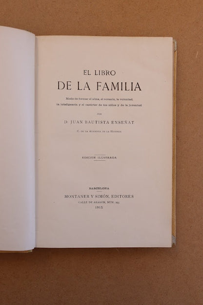 El libro de la familia, Montaner y Simón, 1915